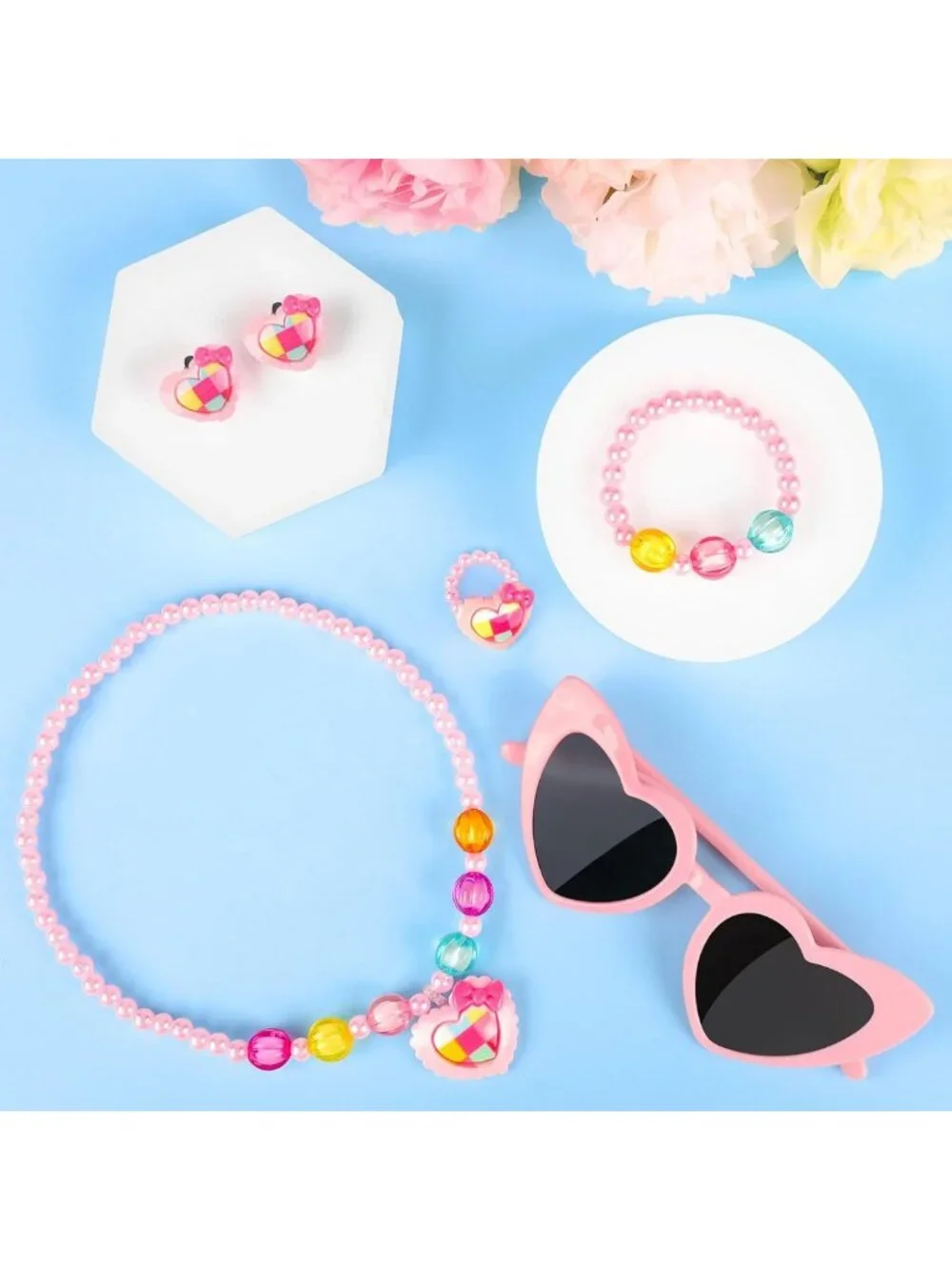 Toddler Purse with Watch & Phone - Pretend Play Set for Girls 3-12, Dress Up